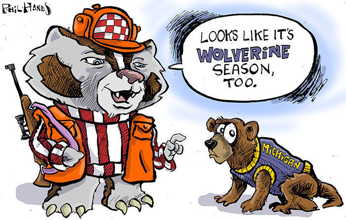 Bucky gets ready for wolverine hunting season